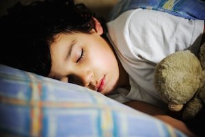 little boy sleeping